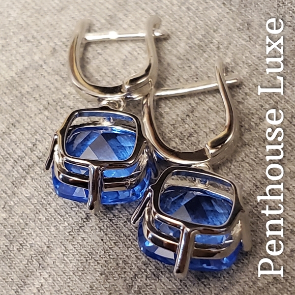 SOLID 925 Sterling Silver Hypoallergenic Earring Set - Picture 3 of 5